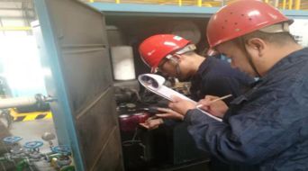 两会 期间临汾市特检所在山西焦化甲醇厂停车检修开展压力容器定期检验